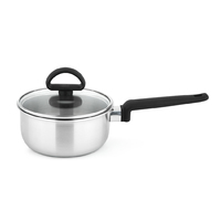 Riesa Tri-ply Stainless Steel Non-stick Saucepan with Lid 16cm