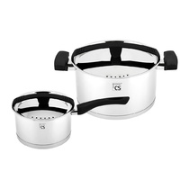 PADERBORN 2pc Casserole and Saucepan Set