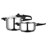 Fagor Duo Stainless Steel Pressure Cooker Combo Set (4L & 6L)