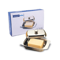 D.line Stainless Steel Butter Dish With Lid 