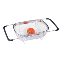 Appetito Large Expandable Sink Top Strainer 34x24x11cm