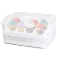 D.LINE Bake 24 Cup Stackable Cupcake Carrier 