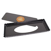 Daily Bake Rectangle Tart Pan Loose Base 36 x 13 x 2.5cm