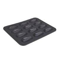 Daily Bake Silicone 12 Cup Madeleine Pan Charcoal