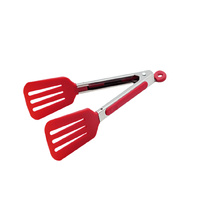 Appetito 18cm Mini Nylon Spatula Tongs Red
