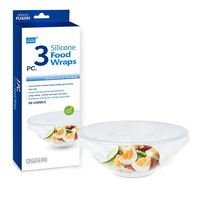 Grand Fusion Silicone Food Wraps XL 3 Pack 
