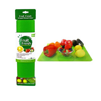 Fruit Fresh Crisper Drawer Liner Set of 2 Green