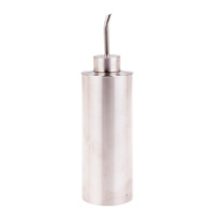 Appetito 250ml Stainless Steel Cylinder Satin Oil Dispenser Can