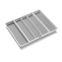 Madesmart Expandable Utensil Tray White 40.6 x 33.7 x 5.1cm