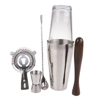5 Pce Stainless Steel Cocktail Set