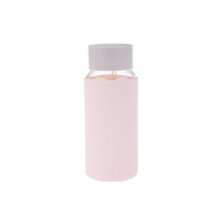 Oasis 500ml Glass Water Bottle Pink