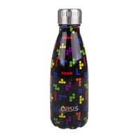Oasis 350ml Stainless Steel Double Wall Insulated Drink Bottle Tetrimino