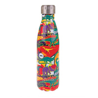 Oasis 500ml Stainless Steel Double Wall Insulated Drink Bottle Dinosaurs