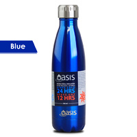 Oasis 750ml Stainless Steel Double Wall Insulated Drink Bottle Aqua