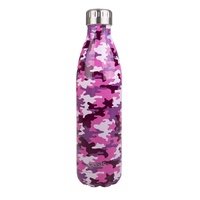 Oasis 750ml Stainless Steel Double Wall Insulated Drink Bottle Camo Pink