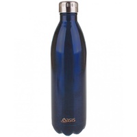 Oasis 1L Stainless Steel Double Wall Insulated Drink Bottle Navy