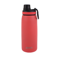 Oasis 780ml Stainless Steel Double Wall Insulated Sports Bottle Screw Cap Coral