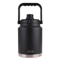 Oasis Stainless Steel Insulated Jug w/ Carry Handle 2.1L Black