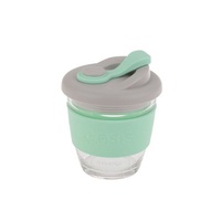 Oasis Borosilicate Glass Eco Cup Green 8oz 227ml