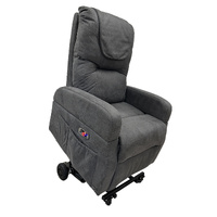 Nason Electric Recliner Lift Chair with Wheels Dark Grey