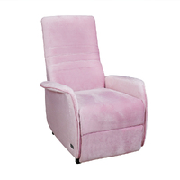 Tully Pushback Recliner Chair Pink