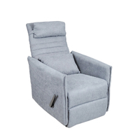 Eden Rocking Recliner Chair Light Grey