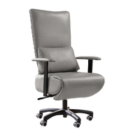 Martin Office Recliner Chair Light Grey