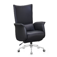 Junee Office Recliner Chair Charcoal Black