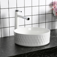 Ceramic Basin Gloss White 36x36x12cm