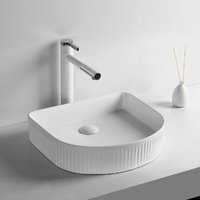 Ceramic Basin Matte White  41.5x36.5x10cm