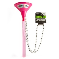 Head Rush Pink Beer Bong Necklace