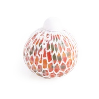 Rainbow Bubble Mesh Squish Ball