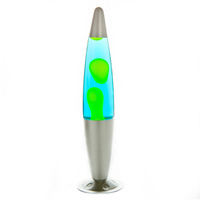 Peace Motion Lamp Silver Yellow Blue