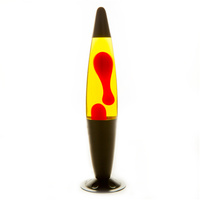Peace Motion Lamp Black Red Yellow