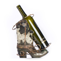 Cowboy Boot Wine Bottle Holder 