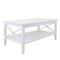 Long Island Rectangular Coffee Table White