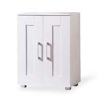 Montreal Cupboard 2 Door Low White