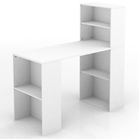 Desk Bookcase Shelves Office Computer Table