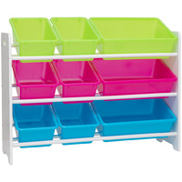 Mia Kids Storage Unit wiht 9 Bins