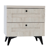 Bayville 2 Drawer Bedside Table