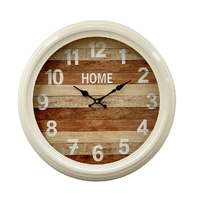 Hamptons Style Metal Frame Wall Clock 46cm