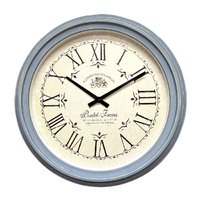 Elegant Home Style Large Wall Clock 61cm Blue