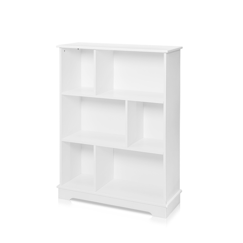 Harper 3 Tier Bookcase Shelving Unit White