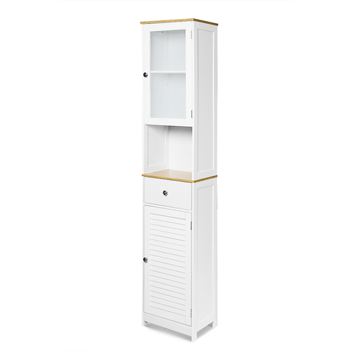 Auston Tall Bathroom Storage Cabinet