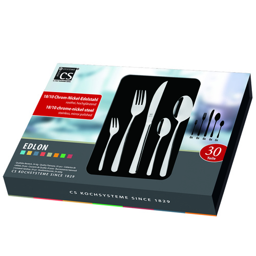 Edlon 30pc Stainless Steel Cutlery Set