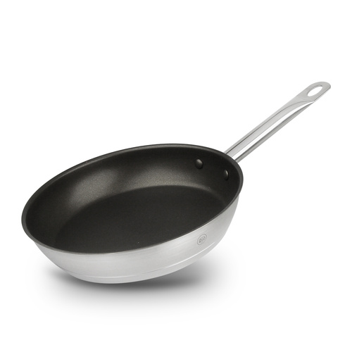 Pro-X Stainless Steel Frying Pan w/ Non-stick Coating 30cm