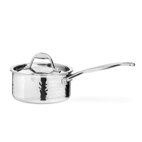 Stern Tri-ply Stainless Steel Saucepan with Lid 18cm