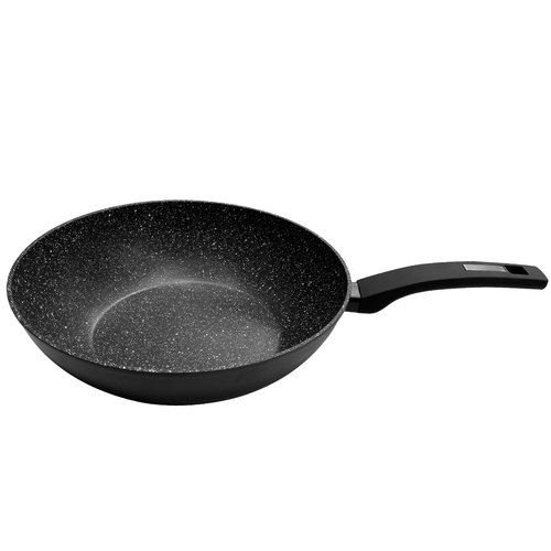 Marburg 32*9cm wok without lid with XYLAN coating inside with white dot