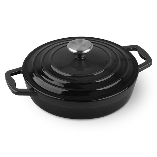 Xanten Cast Iron Casserole Grey 22cm