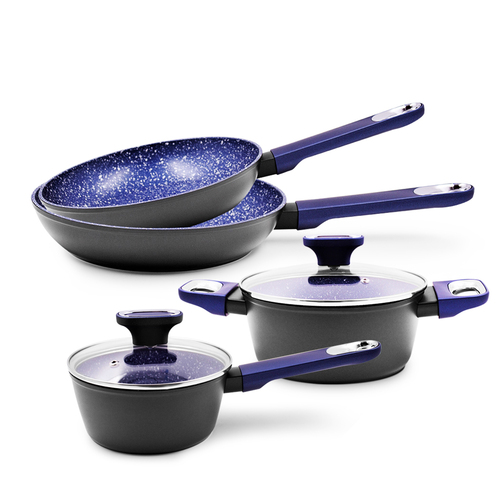 Marburg 6pc Cookware Set Blue